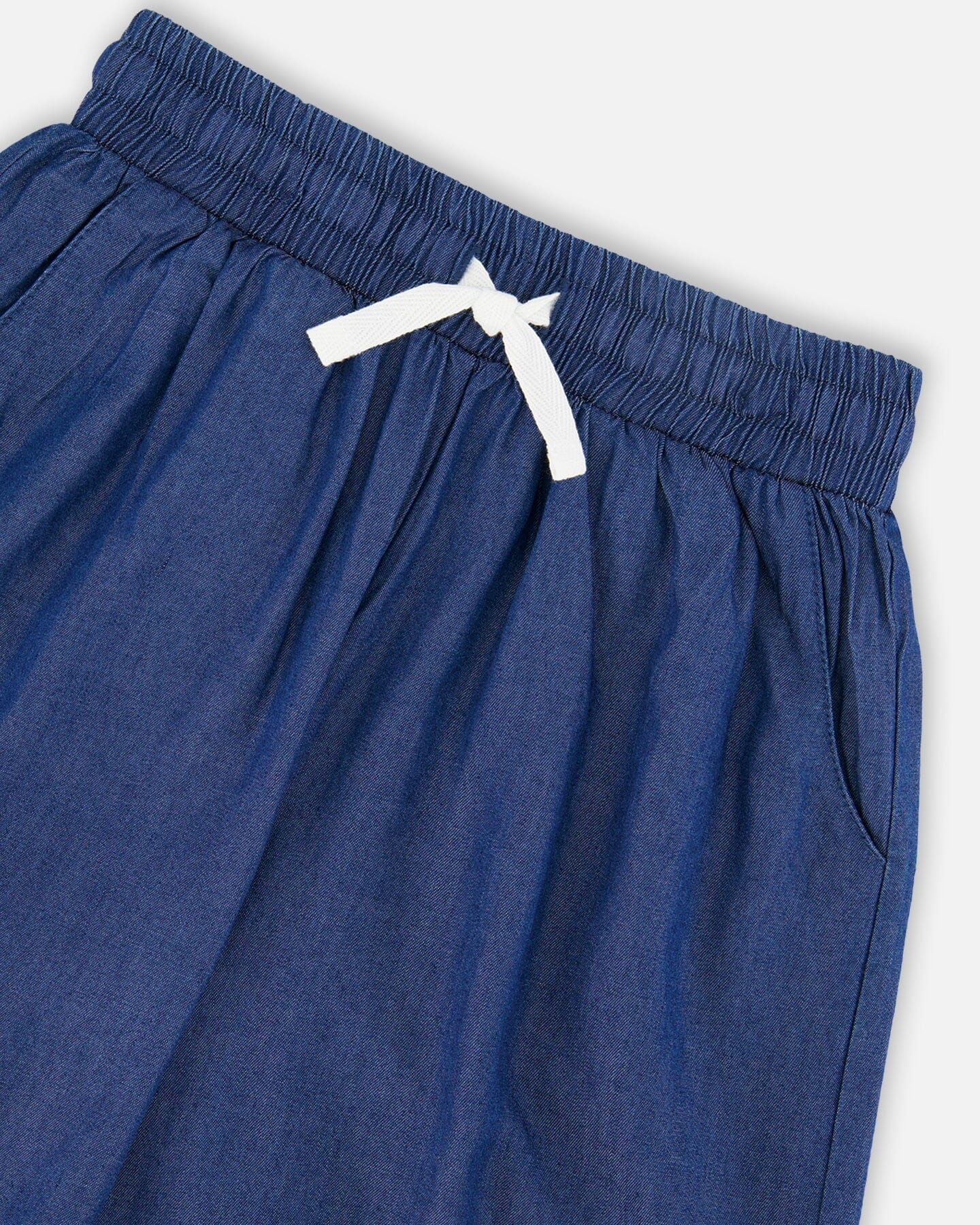Blue Chambray Bermudas